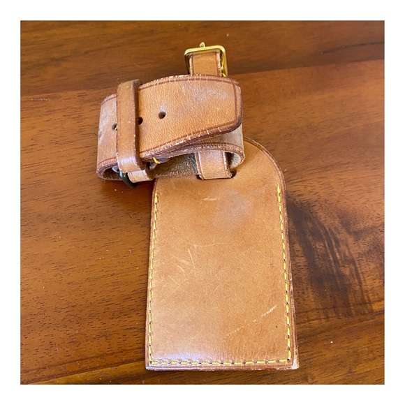 🥰SOLD🥰AUTHENTIC LOUIS VUITTON STRAP HOLDER AND LUGGAGE TAG - Picture 2 of 5